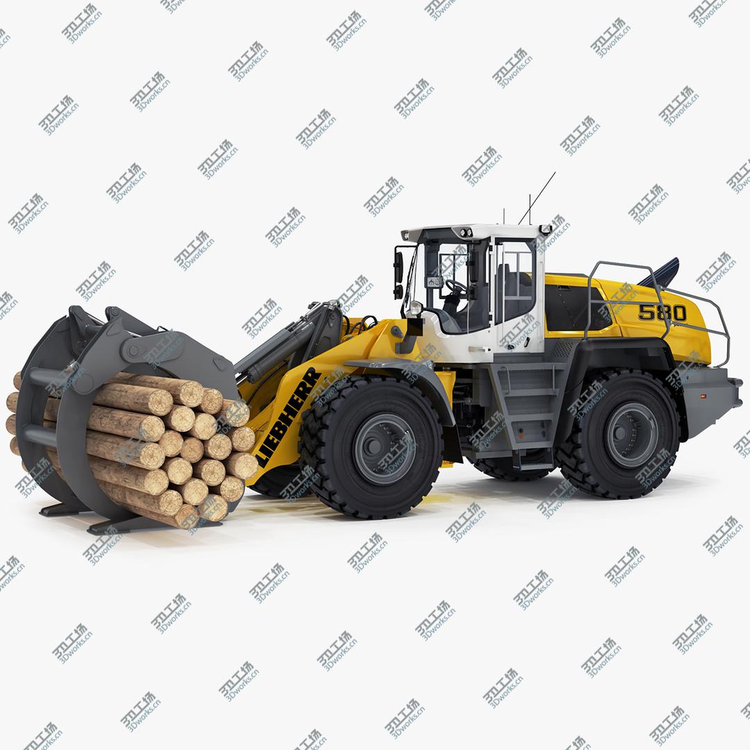 images/goods_img/2021040164/3D Liebherr L580 XPower with Log Grapple model/1.jpg